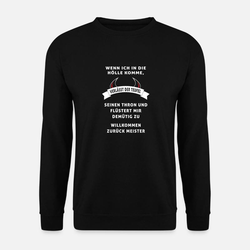 Teufel Meister - Unisex Pullover - Schwarz