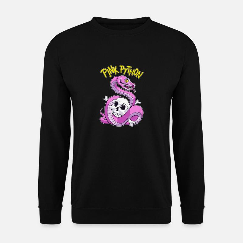 Pink Python - Unisex Sweatshirt - black