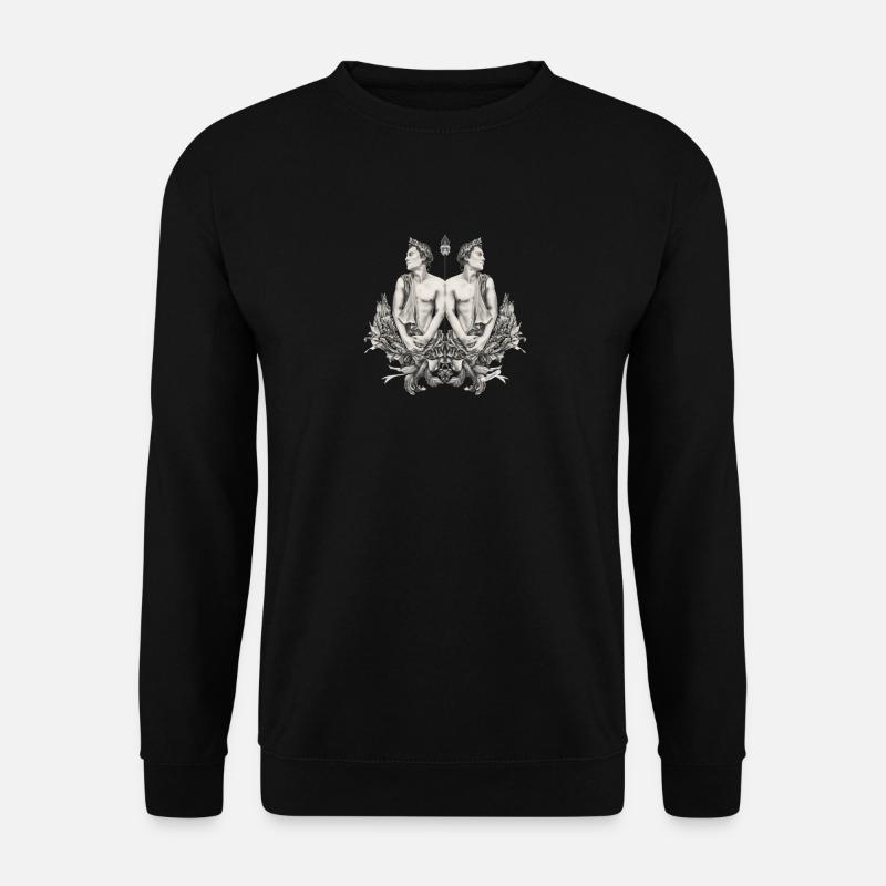 Zwillinge Sternzeichen - Unisex Pullover - Schwarz