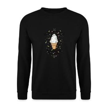 L'été arrive bientôt - Sweat-shirt Unisexe - noir - Devant - Alina (178cm) & Michal (187cm)