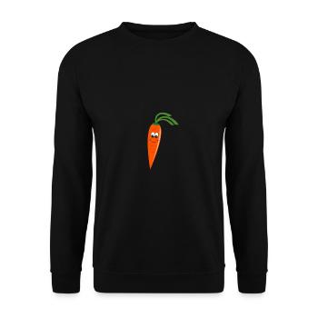 karotte - Unisex Pullover - Schwarz - Vorne - Alina (178cm) & Michal (187cm)