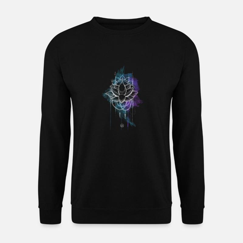 mandala solstice d'été - Sweat-shirt Unisexe - noir