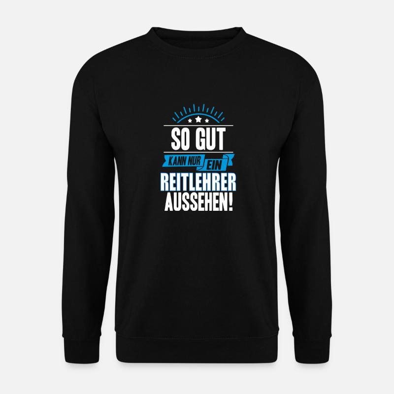 REITLEHRER - Unisex Pullover - Schwarz
