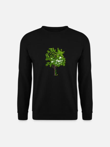 Baum - Unisex Pullover - Schwarz