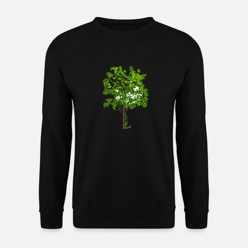 tree - Unisex Sweatshirt - black