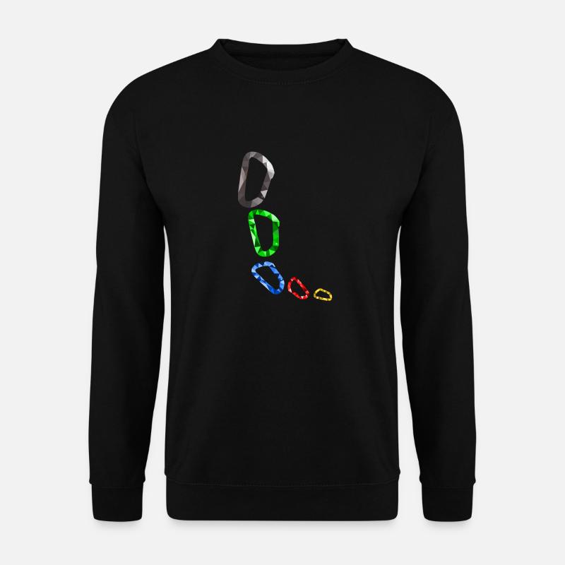 Karabiner - Unisex Pullover - Schwarz