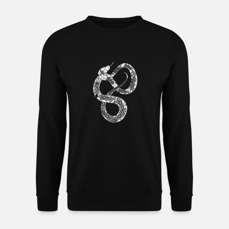 White Snake - Unisex Sweatshirt - black
