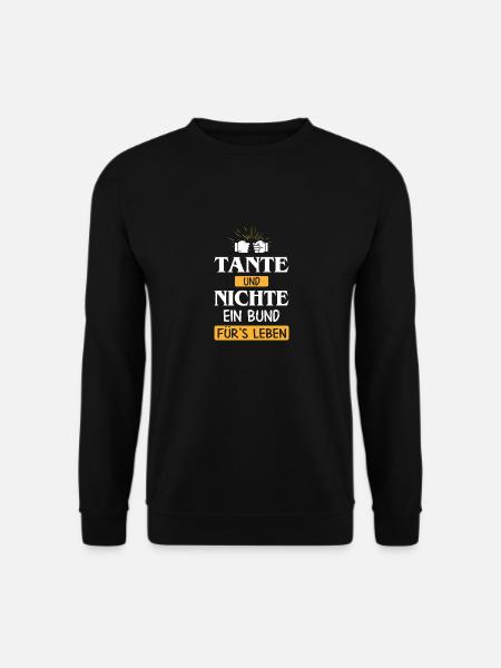 Tante und Nichte - Unisex Pullover - Schwarz