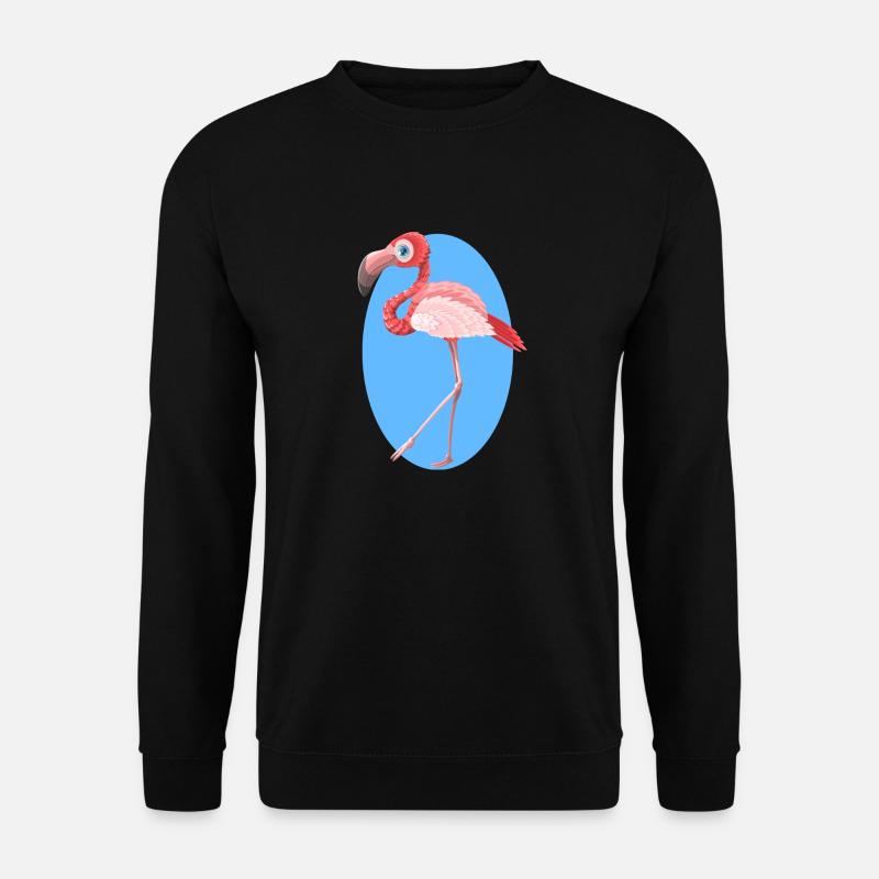 Flamingo - Unisex Pullover - Schwarz