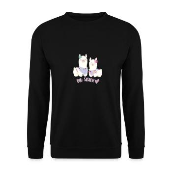 sœur - Sweat-shirt Unisexe - noir - Devant - Alina (178cm) & Michal (187cm)