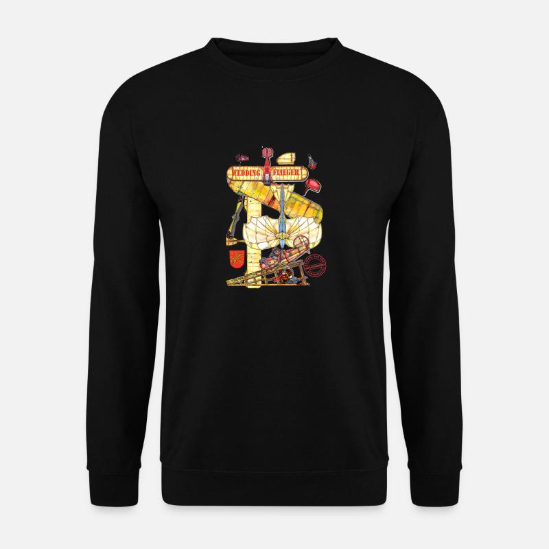 WEDDING FLIEGER - Unisex Pullover - Schwarz