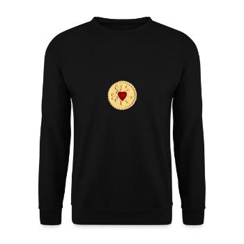 Jammie - Unisex Sweatshirt - black - Front - Alina (178cm) & Michal (187cm)