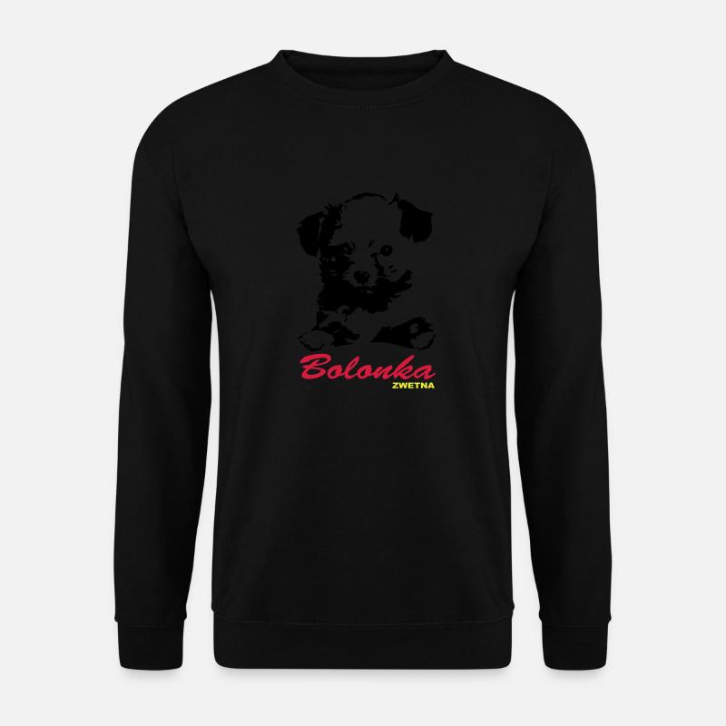 Bolonka Zwetna Design - Unisex Pullover - Schwarz