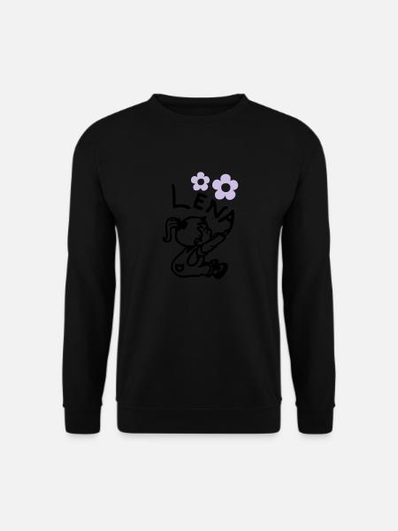 naam lena © - Unisex Pullover - Schwarz