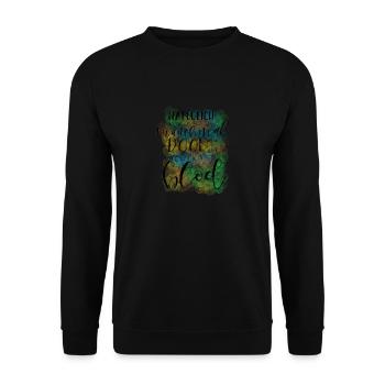 Manchmal Blöd - Unisex Pullover - Schwarz - Vorne - Alina (178cm) & Michal (187cm)