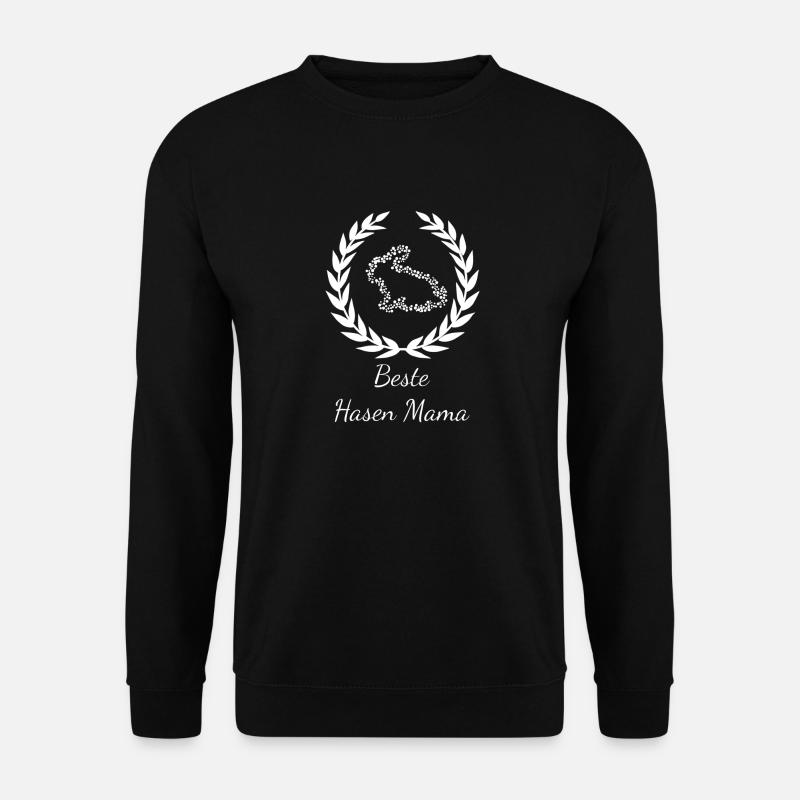 Best Rabbit Mom - Unisex Sweatshirt - black