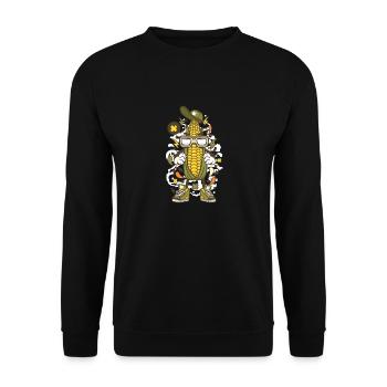 Mais Kinder - Unisex Pullover - Schwarz - Vorne - Alina (178cm) & Michal (187cm)