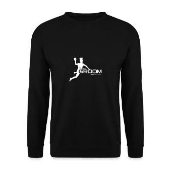 Idée de cadeau Bachelor Party Celebrate Party JGA - Sweat-shirt Unisexe - noir - Devant - Alina (178cm) & Michal (187cm)