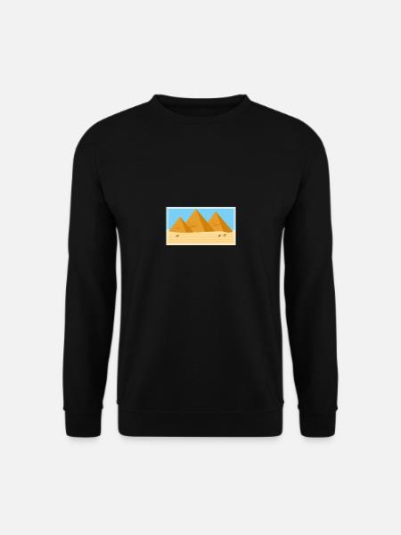 Ägypten Pyramiden Andenken Geschenkidee - Unisex Pullover - Schwarz
