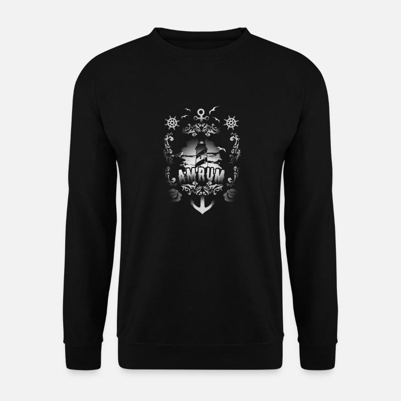 Cooles T-Shirt - Geschenkidee für Amrum-Fans - Unisex Pullover - Schwarz