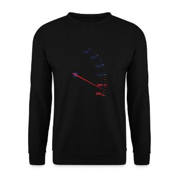 Speedometer - Unisex Sweatshirt - black - Front - Alina (178cm) & Michal (187cm)