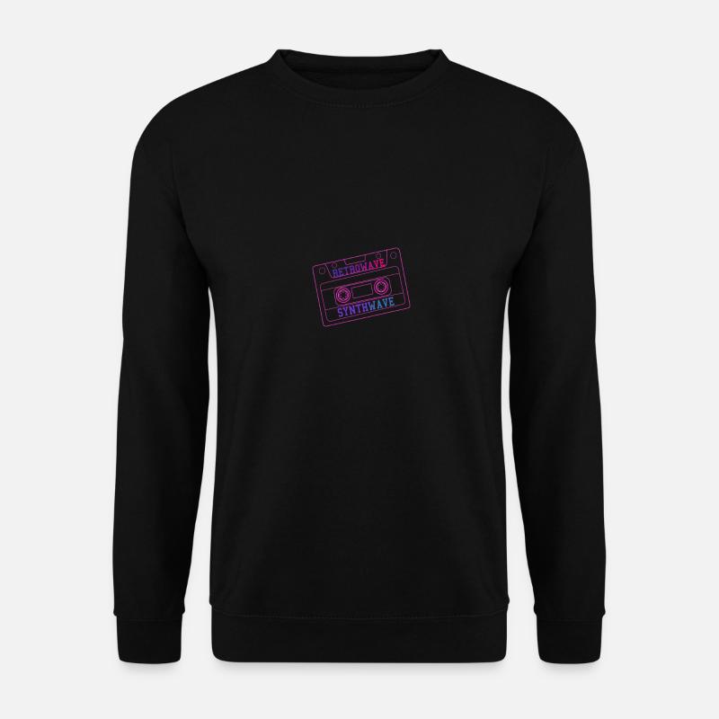 Cassette RetroWave SynthWave - Sweat-shirt Unisexe - noir