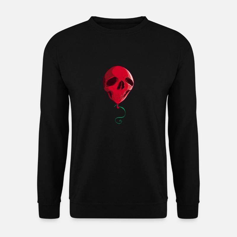 Balloon Skull - Unisex Sweatshirt - black