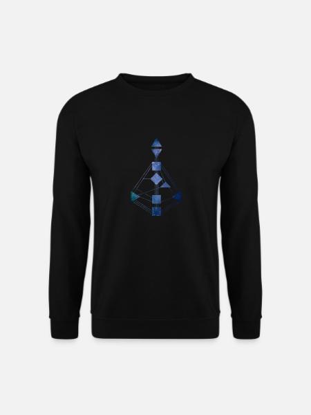 Human Design Chart Universe 1 - Unisex Pullover - Schwarz