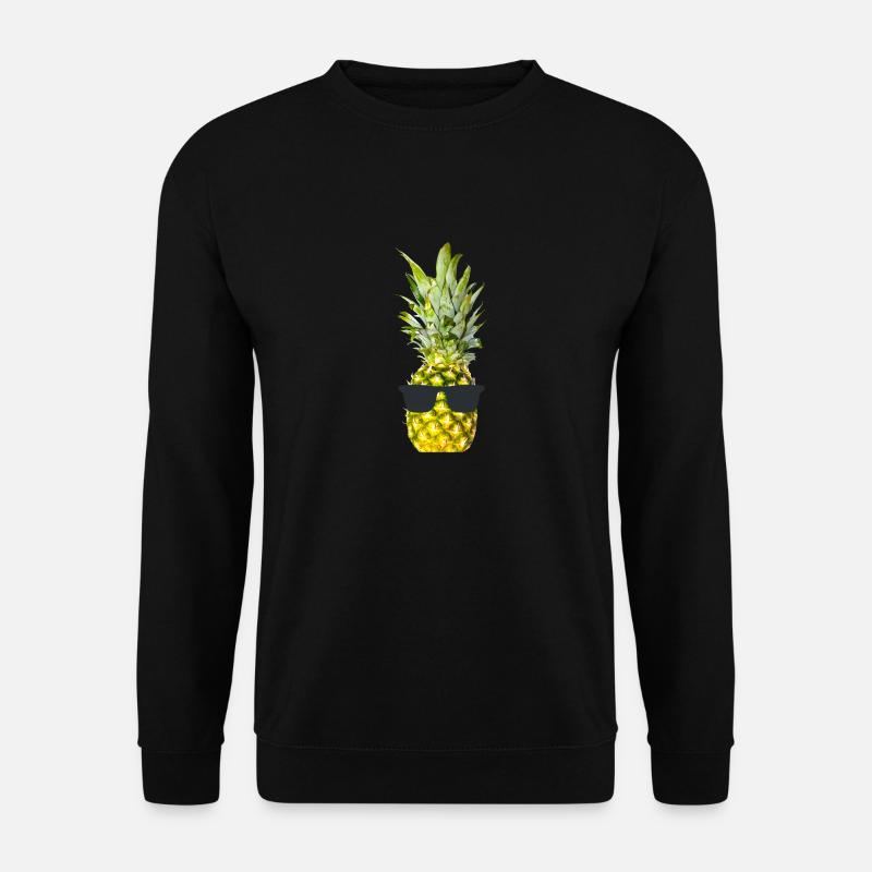 Ananas Sonnenbrille - Unisex Pullover - Schwarz