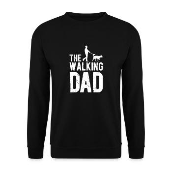 Dog owner Dog papa Gassi - Unisex Sweatshirt - black - Front - Alina (178cm) & Michal (187cm)