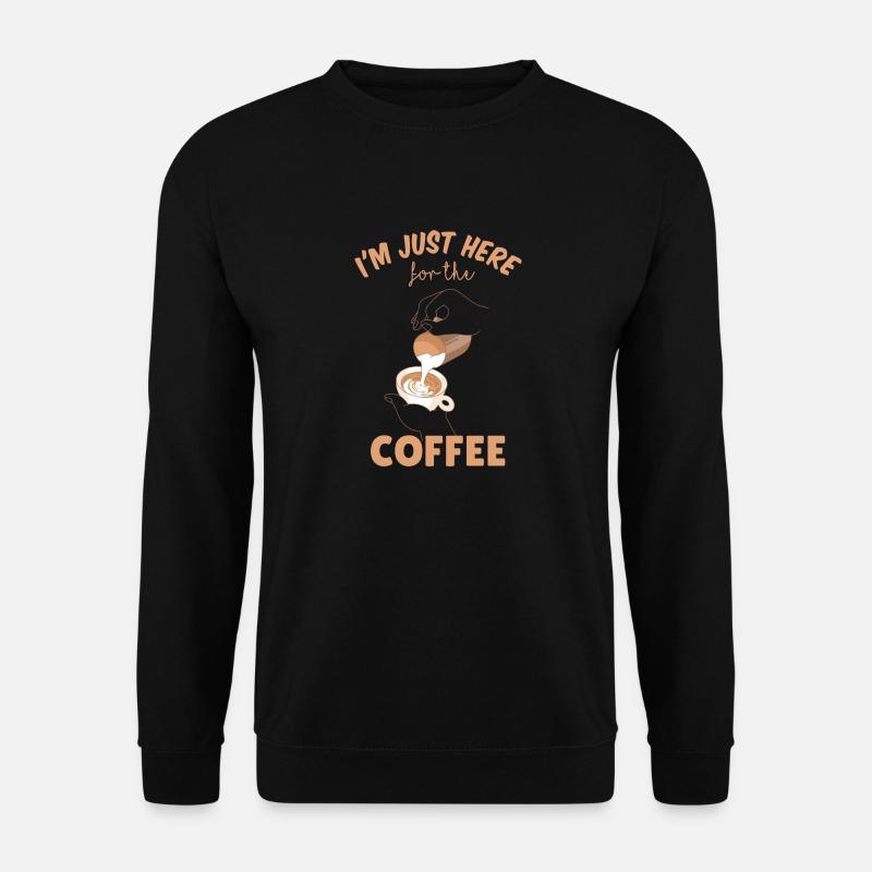 guter Kaffee - Unisex Pullover - Schwarz