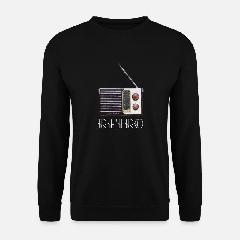 Altes Radio - Unisex Pullover - Schwarz