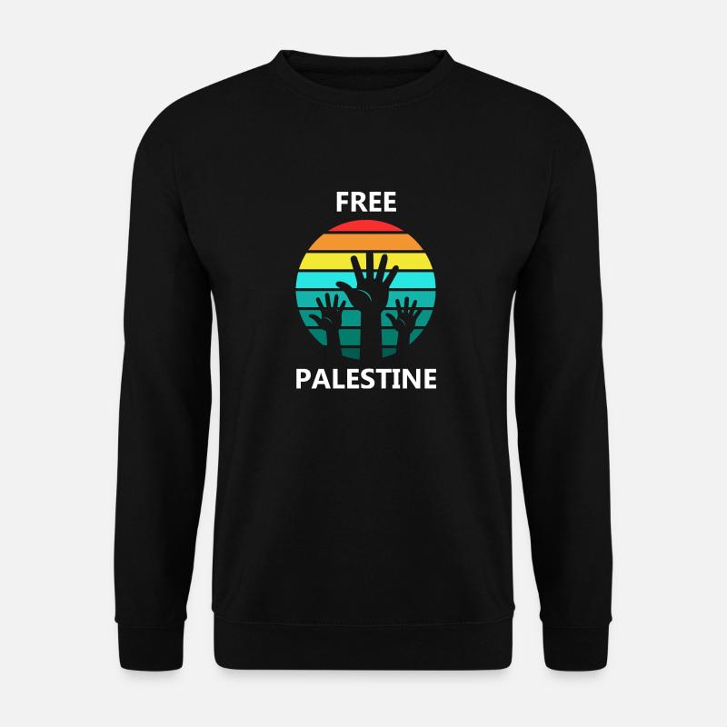 Freies Palästina - Unisex Pullover - Schwarz