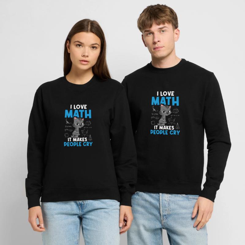 J’aime les maths Maths Maths Mathe maths Sweat-shirt Unisexe