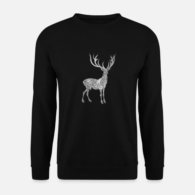 Deer Vikings - Unisex Sweatshirt - black
