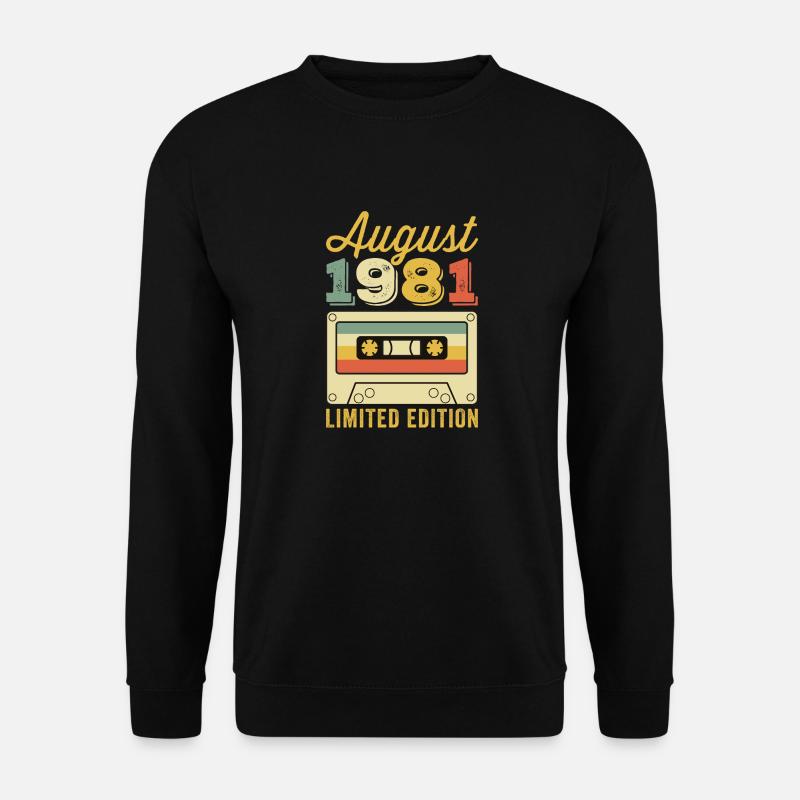 august 1981 - Unisex Sweatshirt - black