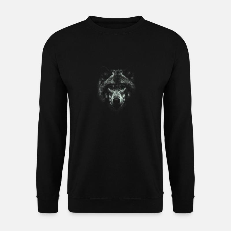 WOLF - Unisex Sweatshirt - black