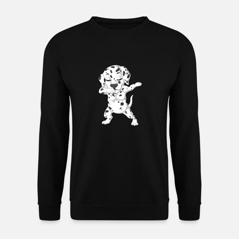 Dabbing Dalmatien - Sweat-shirt Unisexe - noir