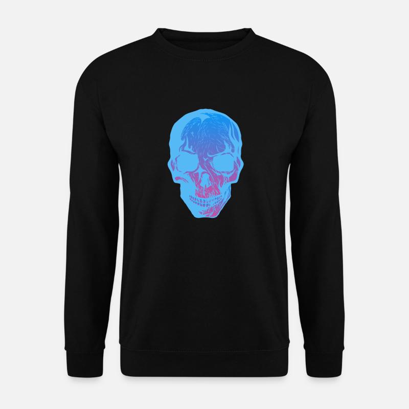 Halloween skull skull - Unisex Sweatshirt - black