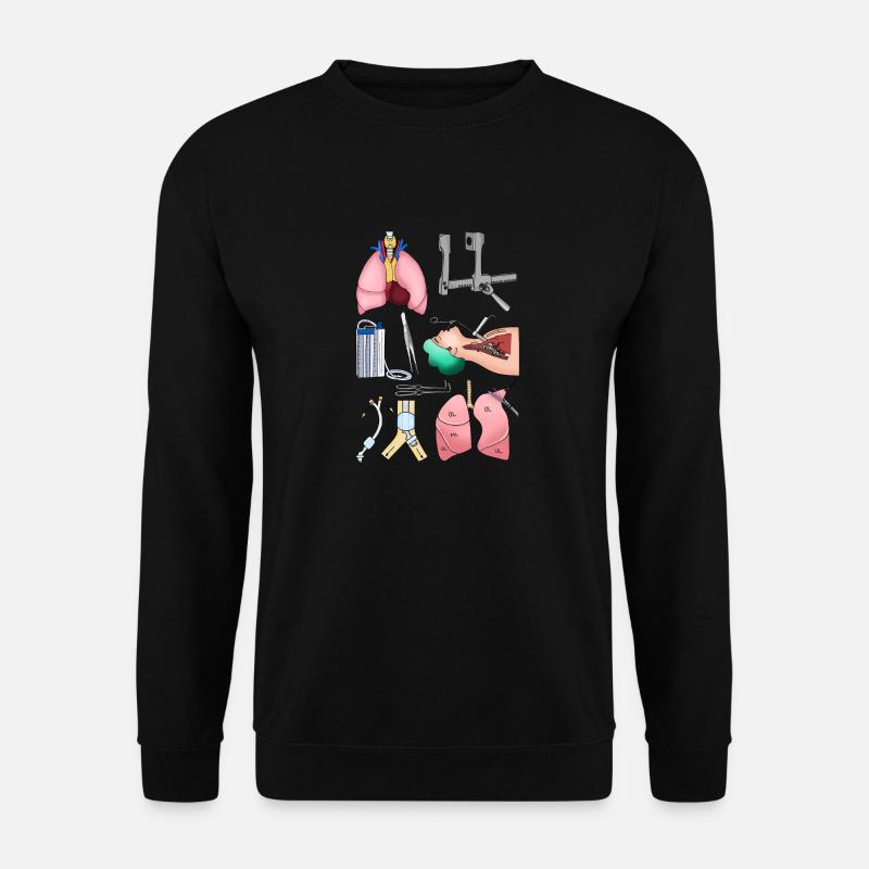 Thoracic surgery - Unisex Sweatshirt - black
