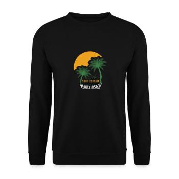 California surf cession - Sweat-shirt Unisexe - noir - Devant - Alina (178cm) & Michal (187cm)