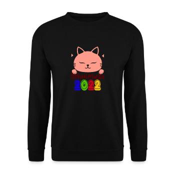 Mieze Schulkatze 2022 Schulbeginn T shirt - Unisex Pullover - Schwarz - Vorne - Alina (178cm) & Michal (187cm)