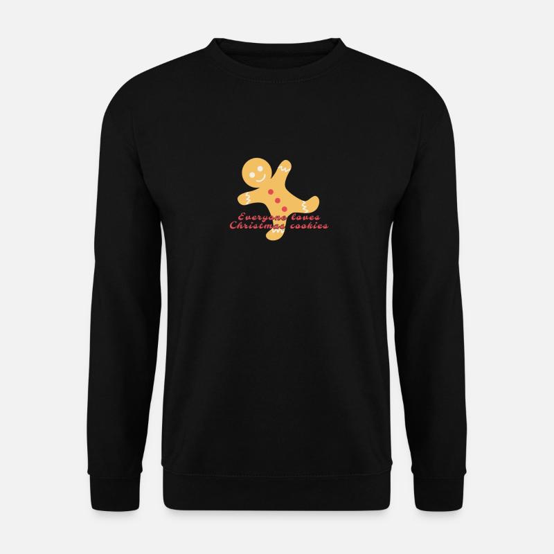 Everyone loves Christmas cookies - Unisex Pullover - Schwarz
