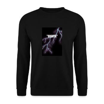 Bogota - Unisex Pullover - Schwarz - Vorne - Alina (178cm) & Michal (187cm)