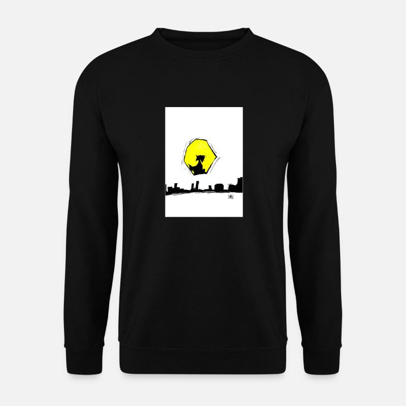 Katzenmond - Unisex Pullover - Schwarz