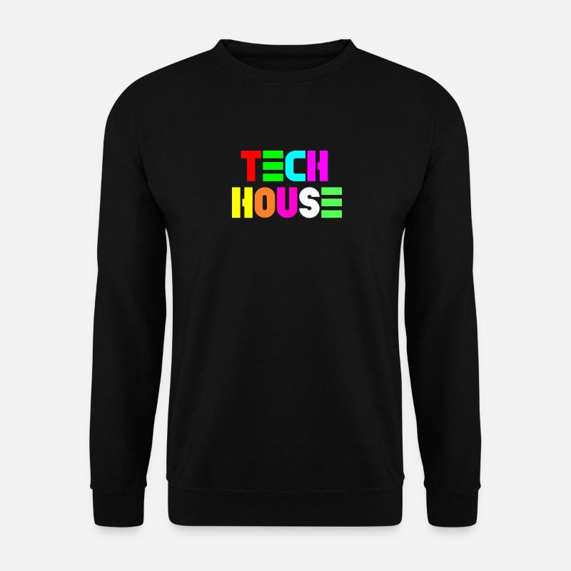 Tech house - Unisex Sweatshirt - black