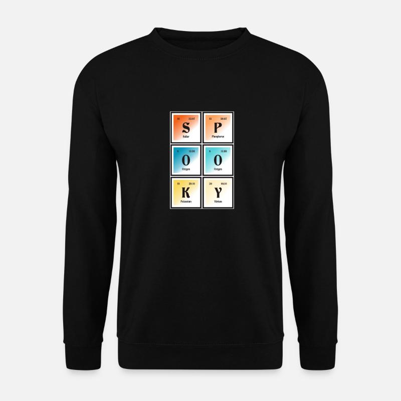Spooky | Periodic Table of Elements - Unisex Sweatshirt - black