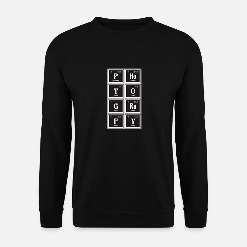Fotografie | Periodensystem der Elemente - Unisex Pullover - Schwarz