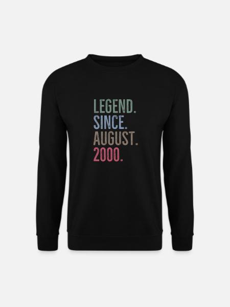 Legend Since August 2000 - Unisex Sweatshirt - black