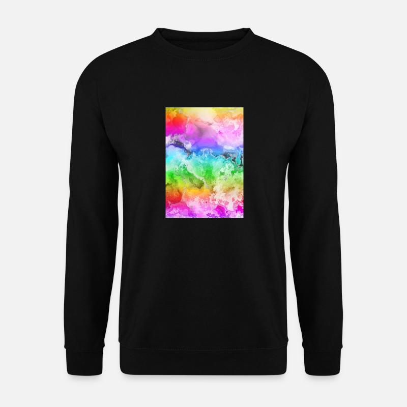 Regenboden Design Frieden - Unisex Pullover - Schwarz